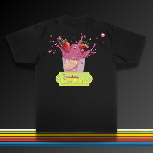 STRAWBERRY LEMONADE - OVERSIZED HEAVYWEIGHT TEE